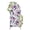 White, Purple, Green, variant on Arch Backdrop 4 Ft, Purple Plum Blossoms Spandex Stretch Fitted Arch Cover, Round Top Chiara Arches Stand Backdrop Cover for Wedding Birthday Party Baby Shower Vintage Farmhouse Flower Watercolor