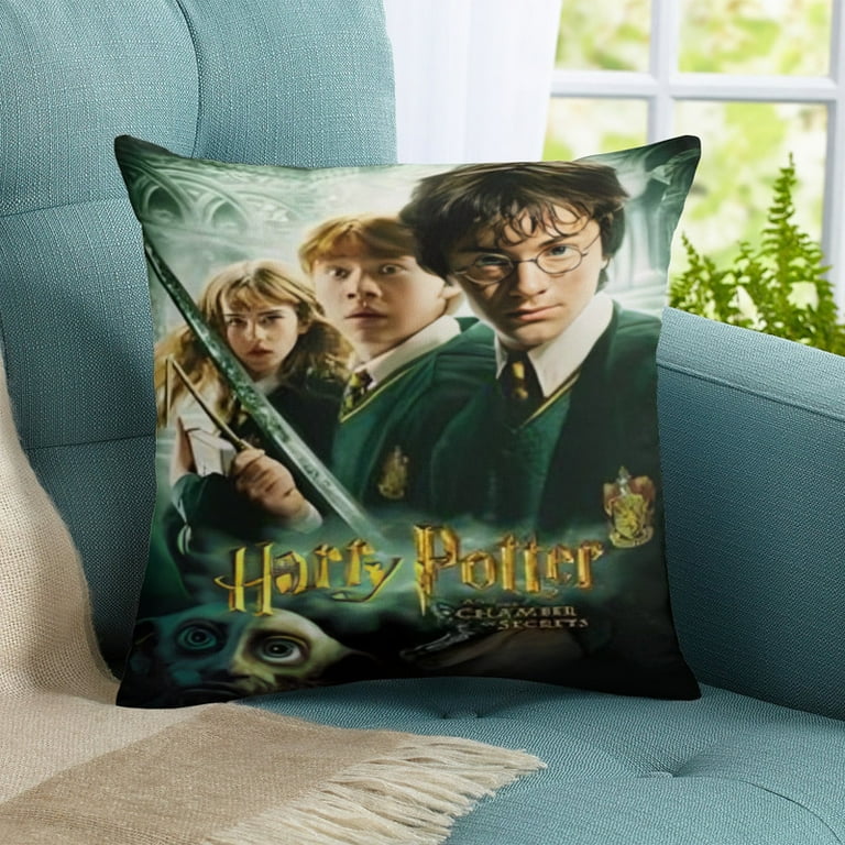 Harry Potter Throw Pillow Cover Case Gifts adding vibrant personality and fun to your home decor while being soft and comfortable 17x 17 inch 45 45cm