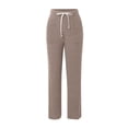 thumbnail image 5 of Wyzesi Maternity Shorts Suit with Pockets for Women Ladies Loose Solid Color Leisure Texture Drawstring Home Clothes Shapewear Shorts Suit Low Rise Women Shorts Suit Inseam with Liner, 5 of 5