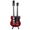 thumbnail image 4 of Mini Modelo de Guitarra, Mini Modelo de Instrumento de Guitarra Eléctrica, Guita de Ráfaga de Tabaco Tradicional para Casa de Mu?ecas EOTVIA NO, 4 of 6