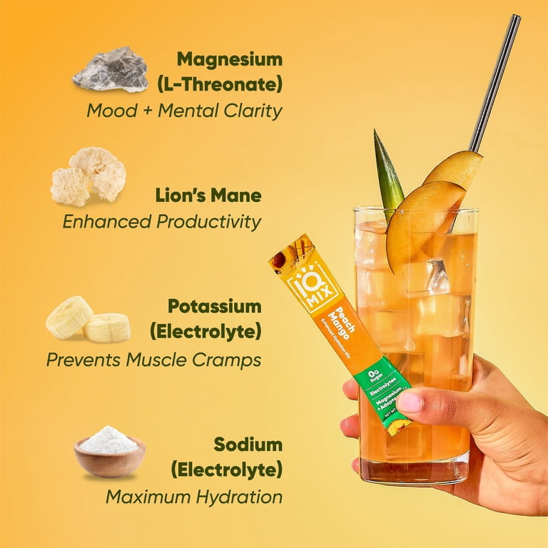 IQMIX Sugar Free Electrolyte Powder Packets - Keto Electrolytes