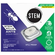 STEM Kills Liquid Bait Ant Insect Killer, Spill Proof, 4 Count