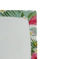 thumbnail image 3 of Ambesonne Flamingo Fitted Sheet, Exotic Hawaiian Leaf, Twin Size, Green Pink White, 3 of 3