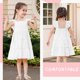 thumbnail image 5 of Vestido de verano sin mangas con volantes blancos para niñas pequeñas de Dalukit, 5 of 6