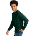 thumbnail image 2 of Hanes Long Sleeve Men T-Shirt 2-Pack Beefy-T Crewneck Soft Cotton Full Cut S-3XL, 2 of 3