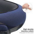 thumbnail image 3 of WASHWEPE Neck Pillow for Airplane Travel Navy PVC Neck Support Pillow 1Pack, 3 of 8