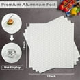 thumbnail image 2 of Aluminum Foil Wrap Sheets,100pcs Durable Sandwich Wrapper,QZS Portable Hamburger Wrapper for Home,Easy to Use,fit for Catering and Food Service, 2 of 6