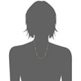 thumbnail image 6 of Au Naturale 14k Rose Gold Tube Station Adjustable Length Choker Necklace (adjusts to 15 or 16 inch), 6 of 6