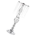 thumbnail image 1 of Crystal Candle Holder Table Wedding Flower Dinner Candlesticks Crystal Vase Candlesticks Home Desk Decor Silver, 1 of 9
