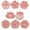 Pink, variant on 8Pcs 3D Flower Shape Cookie Cutters, Plastic Biscuit Mold Cookie DIY Fondant Cake Mould Baking Bakeware