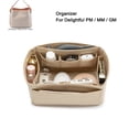 thumbnail image 4 of Organizador para Delightful PM MM GM Insert Bags Maquillaje Bolso de mano Monedero interior Bolsa de viaje portátil Forro Base de cosméticos Shaper Personalizado, 4 of 5