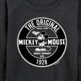 thumbnail image 3 of Mickey & Friends - Mickey Mouse Original Badge - Women's Lightweight French Terry Long Sleeve Shirt, 3 of 5