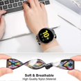 thumbnail image 3 of Correa elástica para Galaxy Watch de 42 mm, Galaxy Watch de 341 mm y Galaxy Watch Active2 de 40 mm y 20 mm, de nailon suave y elástico, ligera y para mujer y niña., 3 of 5