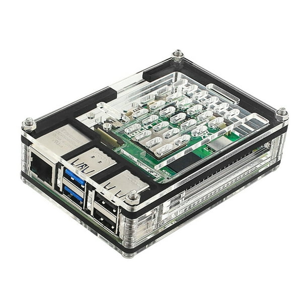 Funda Protectora Transparente Cómoda Caja para Raspberry Pi 5 4GB/8GB