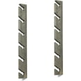 thumbnail image 4 of MyGift 6-Slot Vintage Gray Wood Baseball Cap Display Racks, Set of 2, 4 of 5