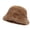 Deep khaki, variant on Thicken Furry Bear Hat for Women Winter Skiing Cycling Oversized Ushanka Headwear with Ear Flaps