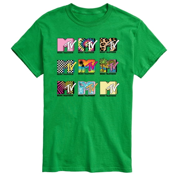 MTV - MTV Top Logos Men's Short Sleeve Graphic T-Shirt