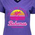 thumbnail image 4 of Inktastic Enjoy the Sunshine Bahamas Summer Paradise Women's V-Neck T-Shirt, 4 of 5