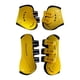 thumbnail image 5 of 4x botas de caballo, protector ligero de patas traseras delanteras para principiantes en deportes de salto Amarillo y M, 5 of 8
