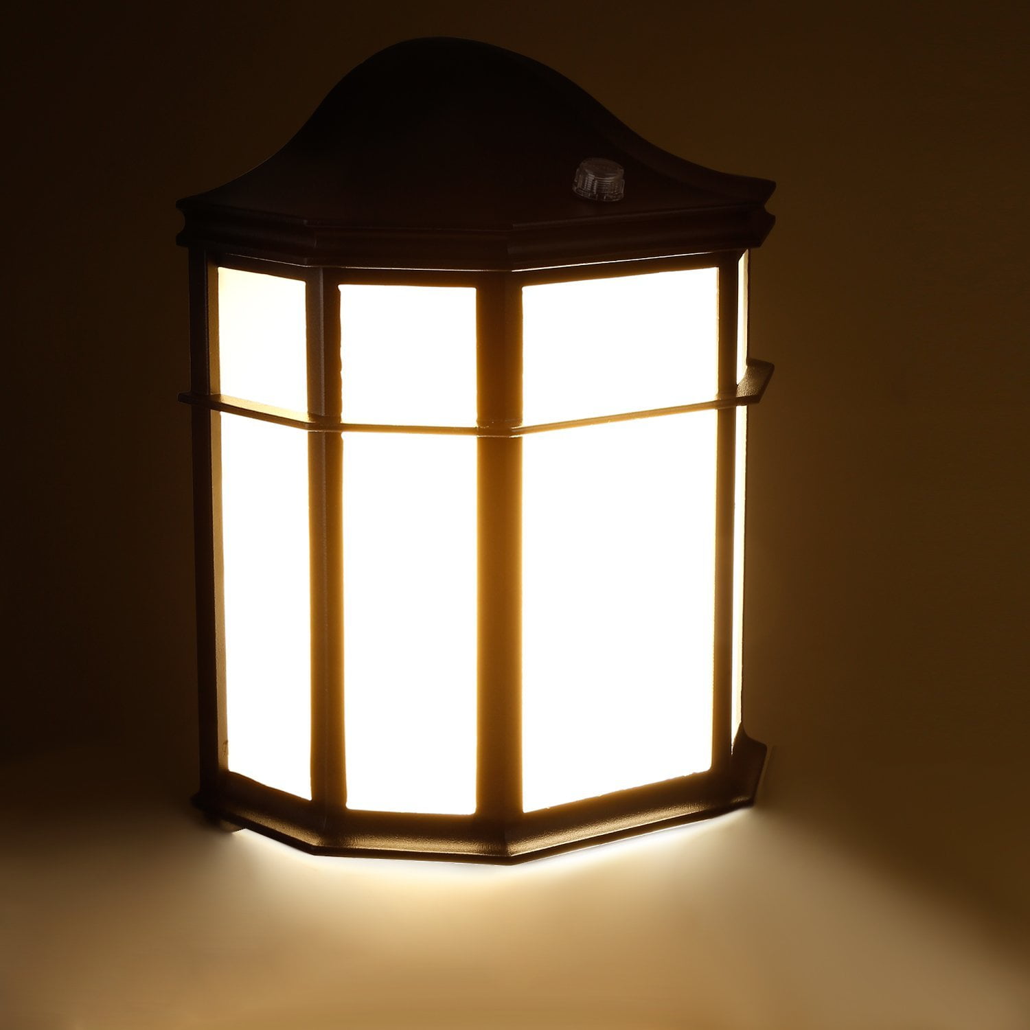 Leonlite 14w Led Wall Lights Fixtures Outdoor Security Light 1050lm Lighting With Photocell 3000k Warm White Black