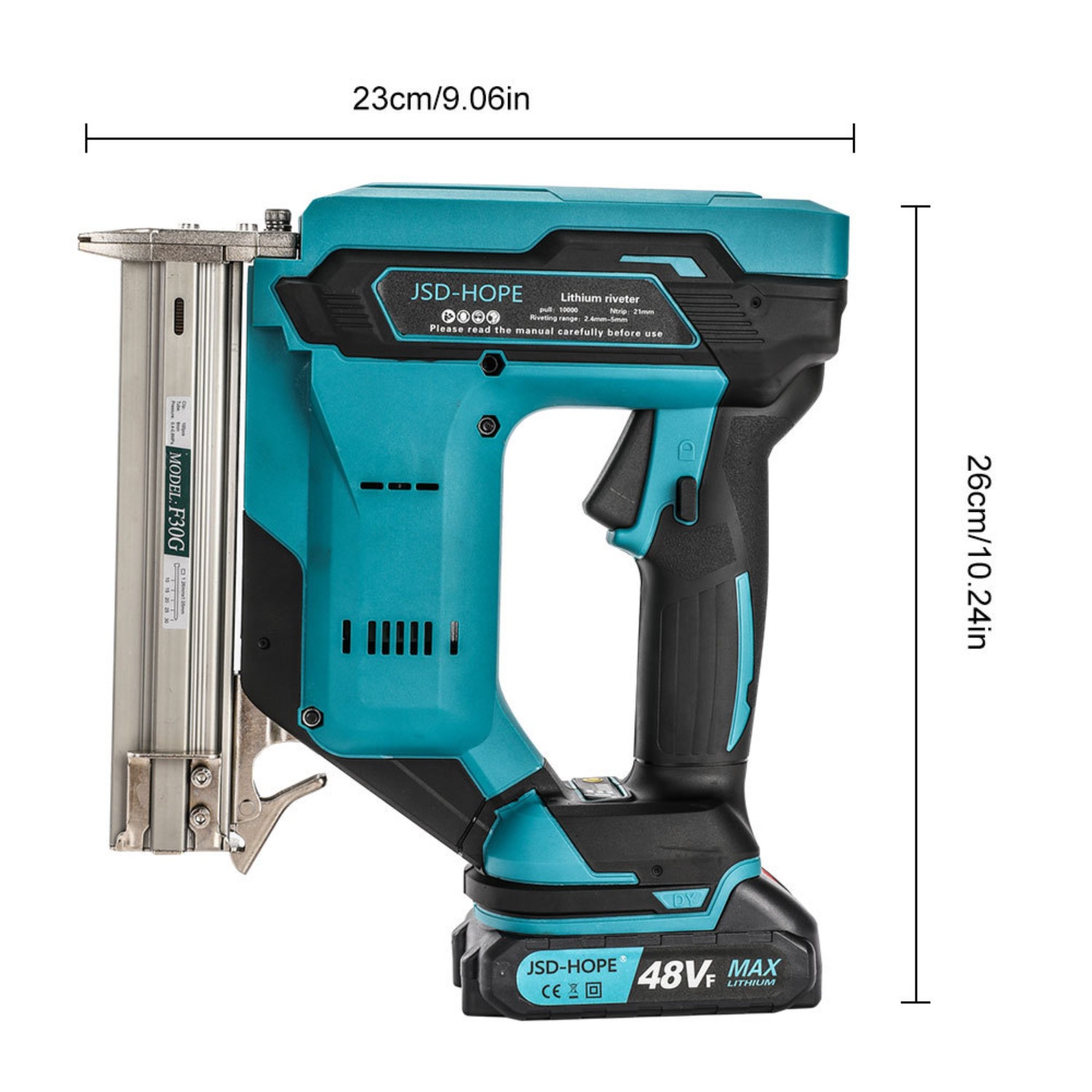 Cordless Lithium-Ion Nail Gun-Electric Brad Nailer&Stapler for Woodworking,Rechargeable Framing/Finish Nail Gun for DIY Home Decoration,No Air Compressor Needed