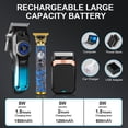 thumbnail image 5 of LQT  Men's Hair Cutting Set, Men's Grooming Gifts, Electric Hair Clippers, USB Rechargeable, Durable Blades, Hair, Beard & Full Body Grooming, 5 of 7