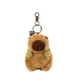 thumbnail image 2 of 4.7Inch Cuddly Capybara Plush Toy Keychains, Stuffed Animals Plush Bag Charms, Gifts for Teens Women & Fans, 2 of 5