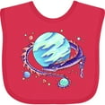 thumbnail image 3 of Inktastic Space Dragon and Planet Boys or Girls Baby Bib, 3 of 4