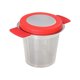 thumbnail image 5 of Colador de té de acero inoxidable, Infusor de té resistente al calor con asas dobles, colador de té de hojas sueltas de malla fina, cesta para sala de Rojo, 5 of 9