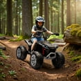thumbnail image 5 of MUKIDY 24V Kids ATV 4-Wheeler, 24 Volt Ride on Toy for 3-8 Kid w/ 2x200W Motor, 5Mph Max Speed - Black, 5 of 11