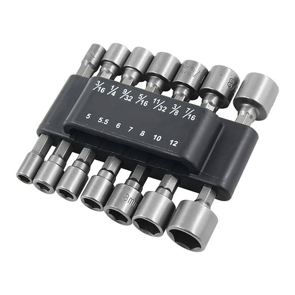 14Pcs Powerful Socket Wrench Hexagon Handle Screw Socket