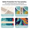 thumbnail image 3 of Rainbow Unicorn Travel Portable Square Jewelry Boxes Display Case - Travel Organizer for Girls and Women, 3 of 6