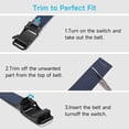 thumbnail image 4 of GAEKEAO Belt for Men Stretch Nylon Ratchet Belt Web Work Men Belts with Automatic Slide Buckle，Adjustable Trim to Fit, 4 of 8