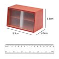 thumbnail image 5 of 2 Uds Moderno 1:12 Gabinete de Pastel de Madera Modelo Cocina Paisaje Muebles Suministros Decoración perfke Gabinete de pastel de muñeca, 5 of 5