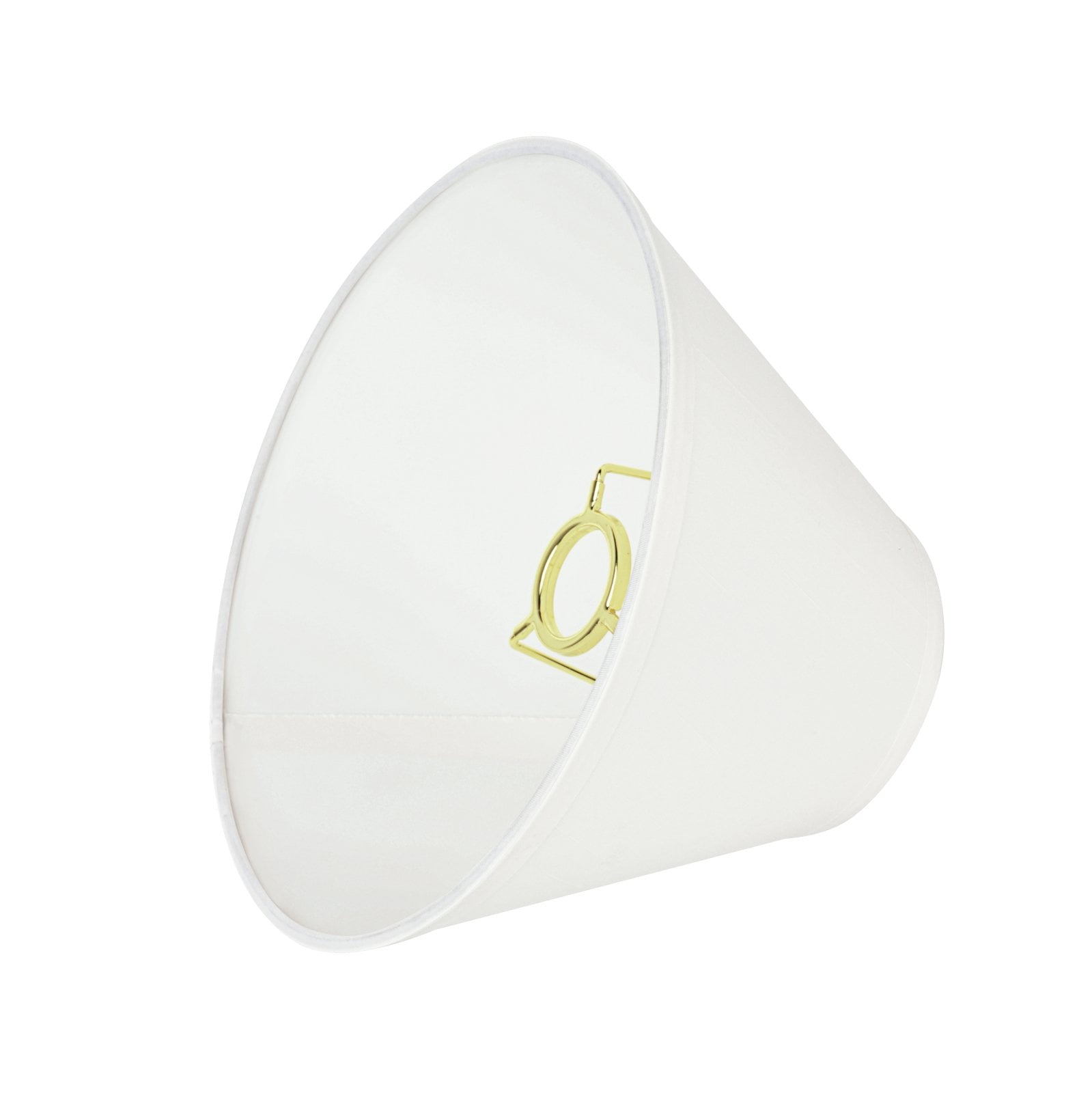 Aspen Creative 58762 Transitional Hardback Empire Shape UNO Construction Lamp Shade in White, 11" Wide (4" x 11" x 7")