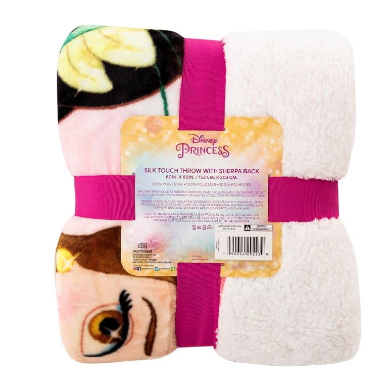 Princess Royal Courage Silk Touch Sherpa Blanket Twin Size