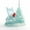 1 Pcs, variant on DAMAI Red Sparrow Rocking Chair Sea Glass Ornament, Hand-Painted Red Sparrow Christmas Tree Decoration, Gifts & Lantern – Ideal for Beach Lovers & Home Décor
