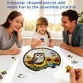 thumbnail image 3 of Acrylic Suncatcher Jigsaw Puzzle, 7.48 Inch Acrylic Sun Catcher Puzzle Kit Home Decor for Doors Garden & Window Hanging, DIY Suncatcher Kits for Adults, 3 of 8