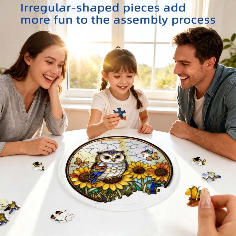 ✳【513】チャングンソク　NATURE REPUBLIC　卓上ミニパネル 2026 Trendy Acrylic Jigsaw Puzzle Suncatcher Window Hanging, Sun