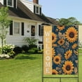 thumbnail image 4 of Spring Summer Sunflower Garden Flag 28x40 Inch Double Side for Outdoor Courtyard Garden Decor Flowers Welcome Holiday Flag for Outside Decoration, 4 of 6