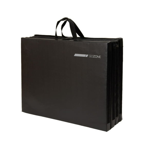 GoZone 4-Way Foldable Fitness Mat – Black