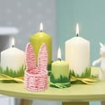 thumbnail image 4 of ERK 1Pcs Hand Woven Rabbit Ears Mini Storage Easter Egg Desktop Multicolor Storage Baskets., 4 of 4