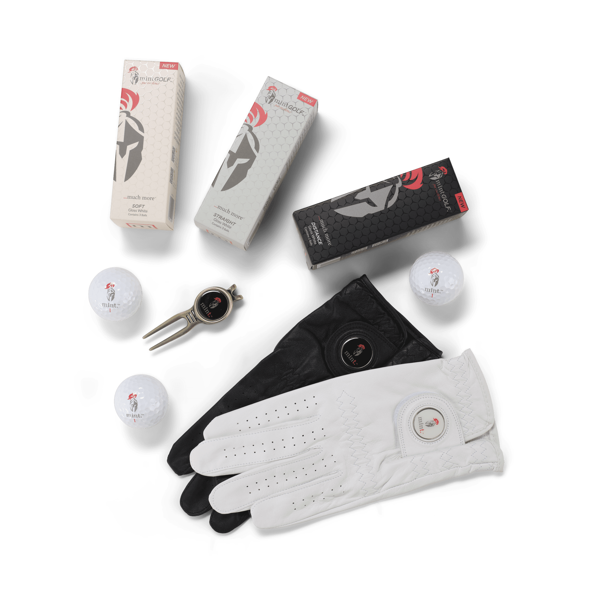 Mint Sport MintGOLF 12-Pack Golf Balls, Maximum Spin & Long Distance Straight Flight with Durable Cover