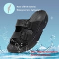 thumbnail image 3 of Sandalias de diapositivas unisex Soporte de arco Diapositivas cómodas Diapositivas de correas de doble hebilla de Eva ajustables Fokelyi WRMH-793-6, 3 of 6