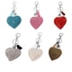 thumbnail image 2 of Borla Corazón Cristal Completo Rhinestone Bolso Charm Colgante Qarigey llavero caqui 135 * 70 mm, 2 of 6