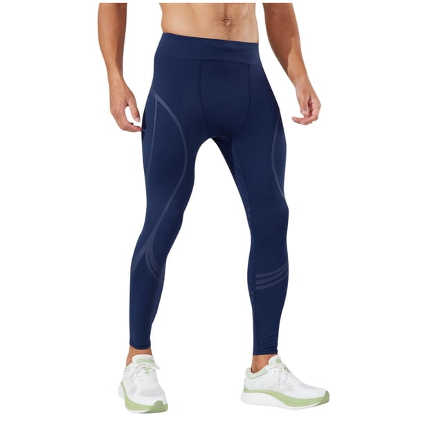 Pantalones de yoga largos para hombre, sólidos, transpirables, absorbentes del sudor, térmicos, de fitness, de alta elasticidad, de licra