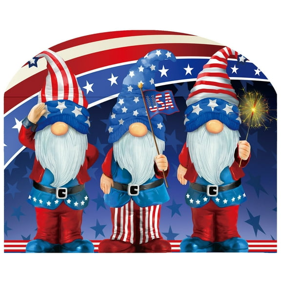 Briarwood Lane Patriotic Gnomes Acrylic Art Sign