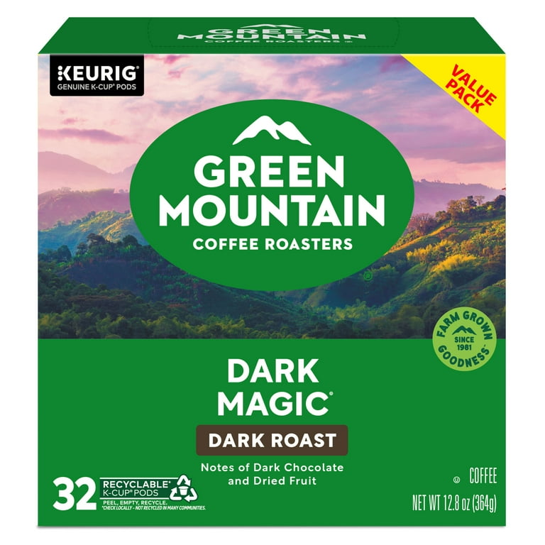 Green Mountain Coffee Roasters Dark Magic Blend, 32 K-Cup Pods