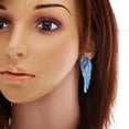 thumbnail image 2 of 1 Par de Pendientes de ángel, Pendientes Colgantes de Cristal, Joyería de Moda para Mujer Salvador  Pendientes cristalinos del Rhinestone, 2 of 10