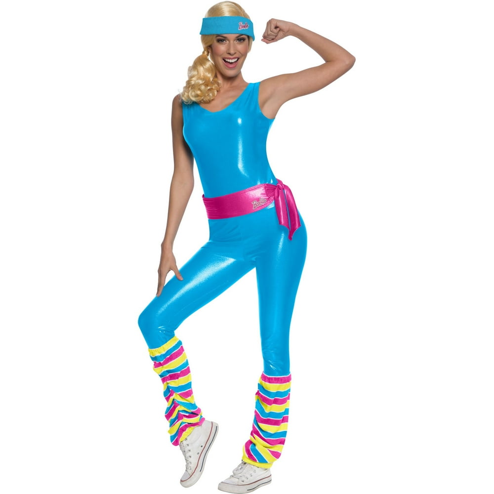 Sporty Exercise Barbie Adult Deluxe Costume - Walmart.com - Walmart.com